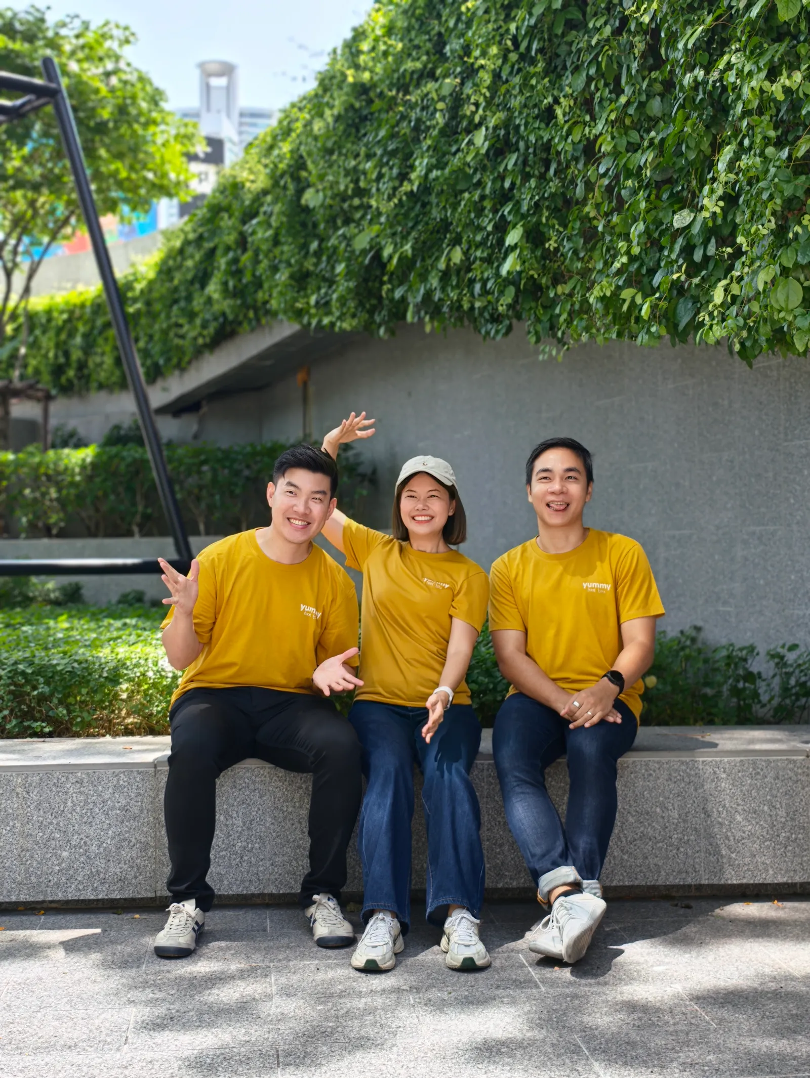 The Yummy Food Tour team with a group of explorers
