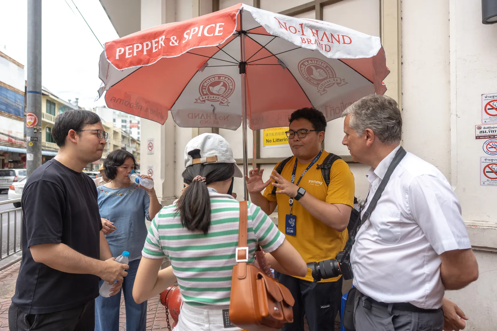 Private food tour group